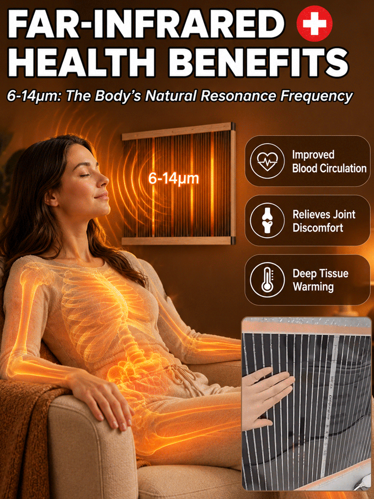 German High-Tech: [Heats in 3s] Far-Infrared Graphene Wall Heater. Say goodbye to huge bills, runs all day on just 1 kWh!