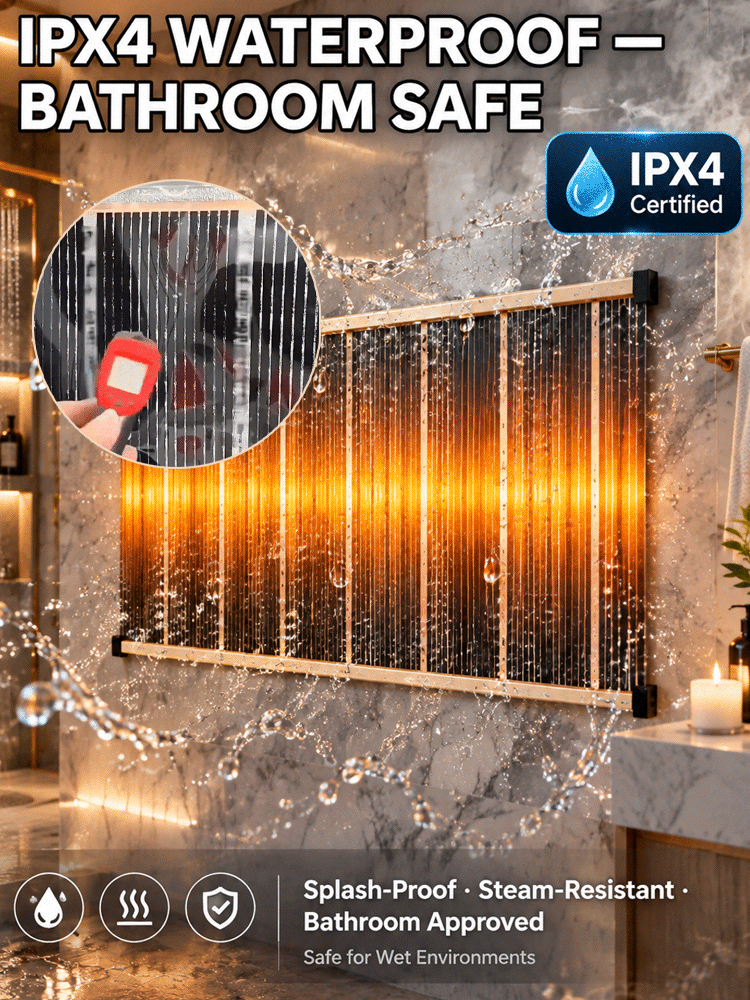 German High-Tech: [Heats in 3s] Far-Infrared Graphene Wall Heater. Say goodbye to huge bills, runs all day on just 1 kWh!
