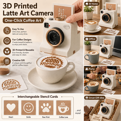 ☕ 🎨 Smart Latte Art Maker Camera Tool – Create Beautiful Latte Designs at Home