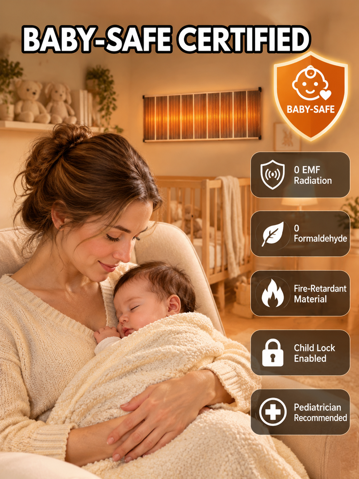 German High-Tech: [Heats in 3s] Far-Infrared Graphene Wall Heater. Say goodbye to huge bills, runs all day on just 1 kWh!