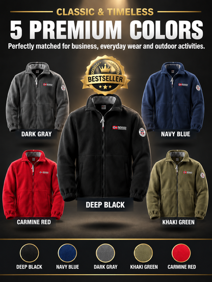 Norwegian Premium Merino Fleece Jacket | -20°C Extreme Cold Protection | 100% Anti-Static | 3D Slim Fit