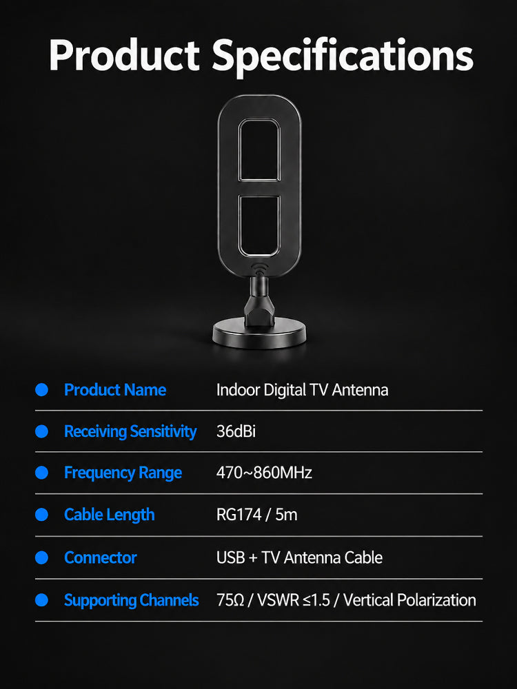 Quantum Starlink TV Receiver (HD Digital Antenna)