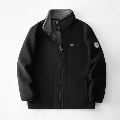 Norwegian Premium Merino Fleece Jacket | -20°C Extreme Cold Protection | 100% Anti-Static | 3D Slim Fit