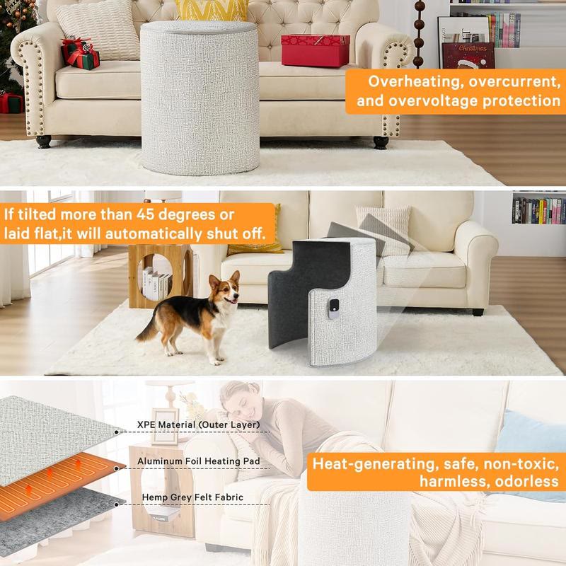 Electric Foot Warmer for Seniors – 360° Surround Heating, Adjustable Temperature, Cozy Leg & Foot Heating