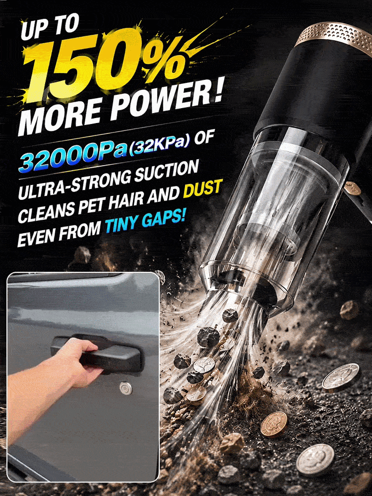 🌪️⚡ 32,000 Pa storm-force suction erases all dirt instantly!