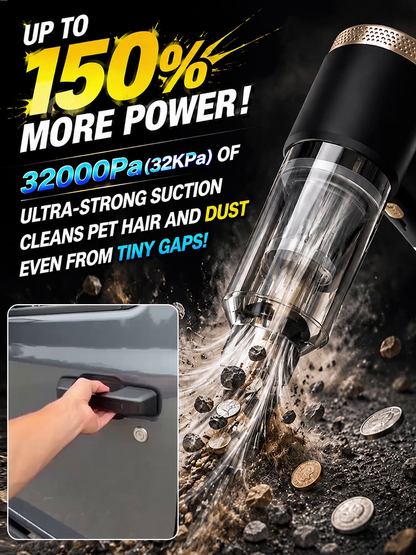 🌪️⚡ 32,000 Pa storm-force suction erases all dirt instantly!