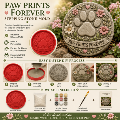 Reusable Sunflower Stepping Stone Mold