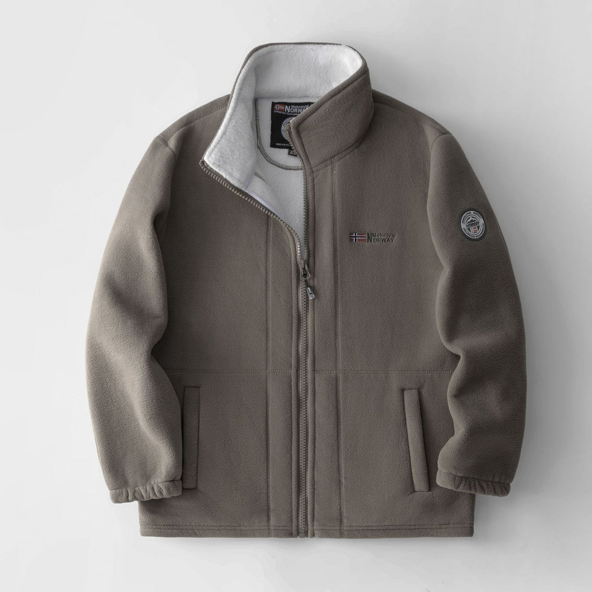 Norwegian Premium Merino Fleece Jacket | -20°C Extreme Cold Protection | 100% Anti-Static | 3D Slim Fit