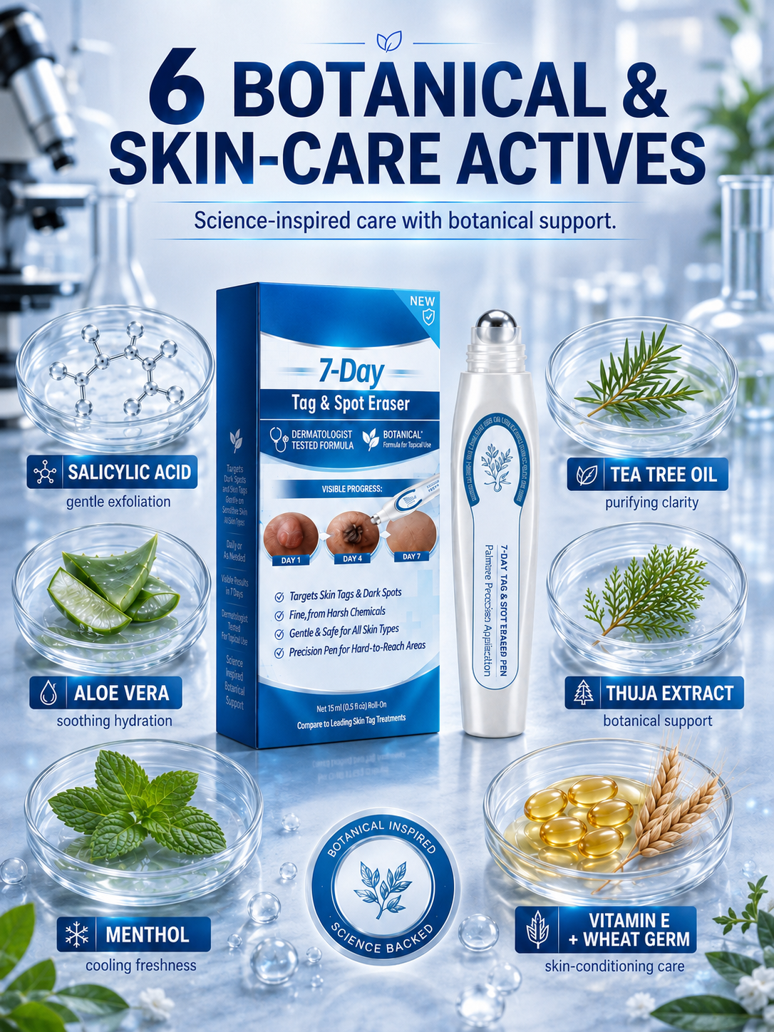 ✨ Painless & Precise Wart Removal ✨ 🖊️ Skin Repair Pen with Easy Roll-On Application 👩‍🦰👨‍🦱 Suitable for Both Men & Women 🎯 Precise Targeting | 🌿 Gentle Skin Care | ✅ Proven Effective!