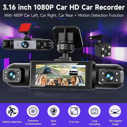 🎁 LAST DAY 49% OFF 💕 Full View Car Dashcam System
