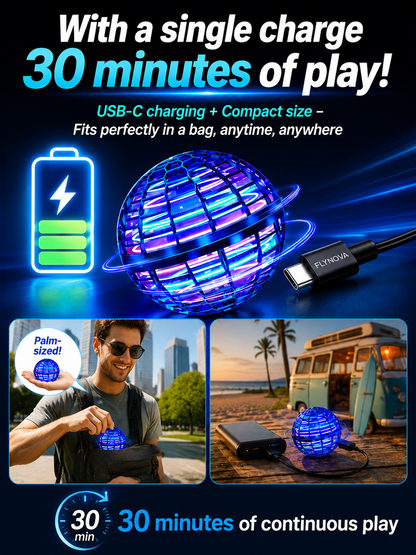 🛸 AI Sensing Flying Orb | Silicon Valley Tech & 50% OFF