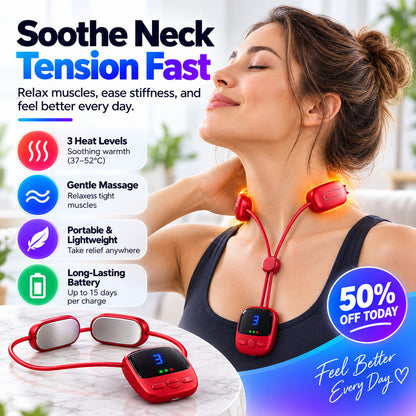 Intelligent 3-Level Neck Heating Device – Advanced Thermal Technology, Precision Temperature Control & Hands-Free Comfort