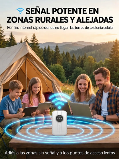 Router Portátil Satelital WiFi 6+ de Nueva Generación - 500 Mbps | Mantente Conectado Todo el Día con Nuestro Router de Bolsillo - Liquidación Nacional