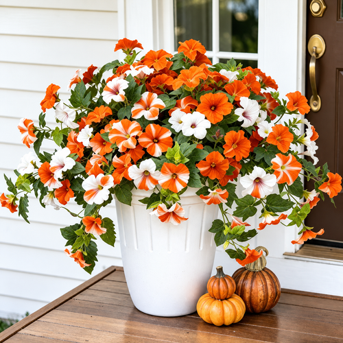 Last Day 61% OFF🔥 Fade-Proof, UV-Resistant Artificial Petunias – Vibrant, Colorfast Outdoor Flowers for Patio & Garden