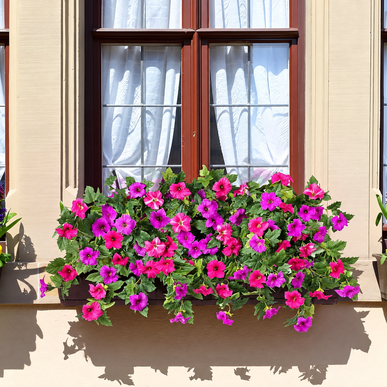 Last Day 61% OFF🔥 Fade-Proof, UV-Resistant Artificial Petunias – Vibrant, Colorfast Outdoor Flowers for Patio & Garden