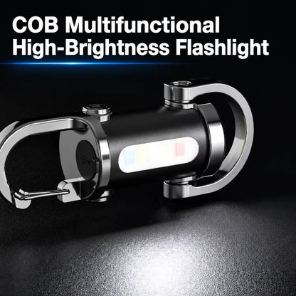 【3-in-1 Multifunction】SOS Emergency Light Flashlight