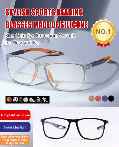 No eye exam needed • Lifetime use • Auto-focus from -4.0° to +7.0° — Multifocal sports glasses