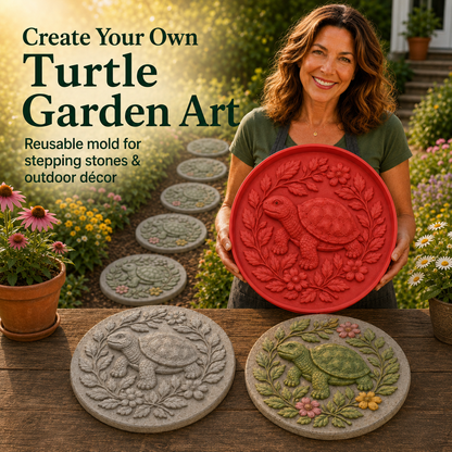 Reusable Sunflower Stepping Stone Mold