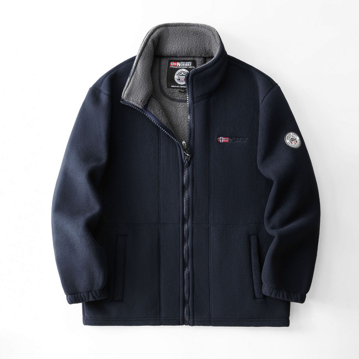 Norwegian Premium Merino Fleece Jacket | -20°C Extreme Cold Protection | 100% Anti-Static | 3D Slim Fit
