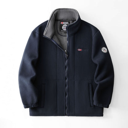 Norwegian Premium Merino Fleece Jacket | -20°C Extreme Cold Protection | 100% Anti-Static | 3D Slim Fit