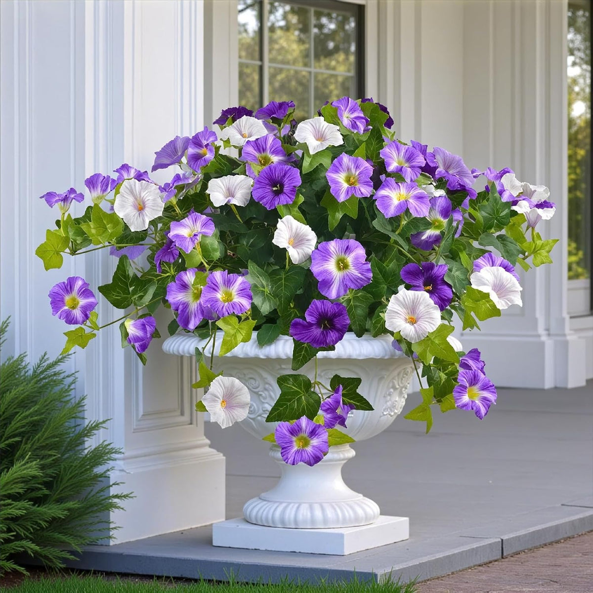 Last Day 61% OFF🔥 Fade-Proof, UV-Resistant Artificial Petunias – Vibrant, Colorfast Outdoor Flowers for Patio & Garden