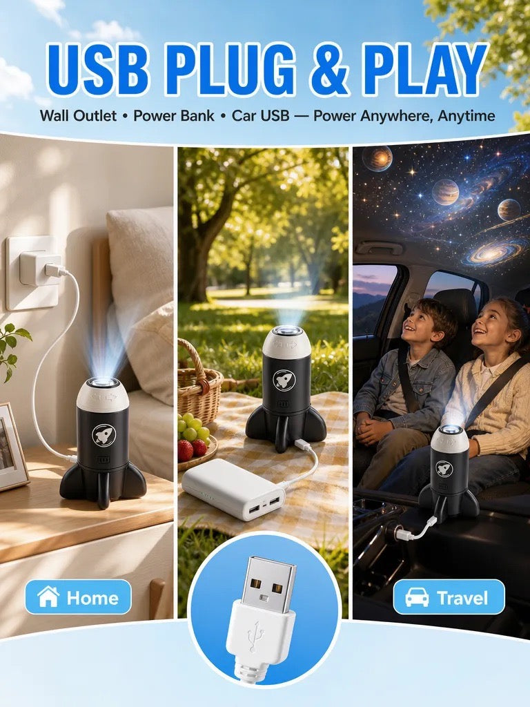 【Ceiling Cinema-Level】Projection Ambient Light，Comes with 22 themed projection discs! Switch scenes instantly for a high-definition, dreamlike, and truly immersive experience.