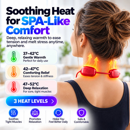 Intelligent 3-Level Neck Heating Device – Advanced Thermal Technology, Precision Temperature Control & Hands-Free Comfort