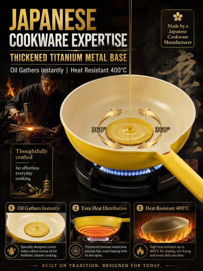 Lightweight Household Ceramic Non-Stick Pan🔥 Non-stick even with little to no oil—perfect for frying eggs and fish!