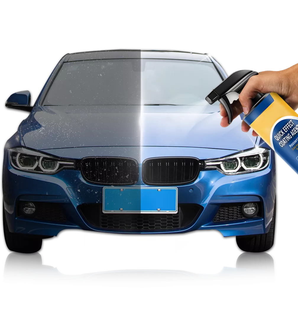 Car before and after coating